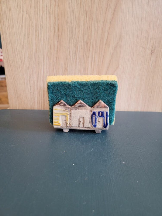 Le Grenier du Marais-Porte éponge cabanes bleu jaune(1)-Châtelaillon-Plage