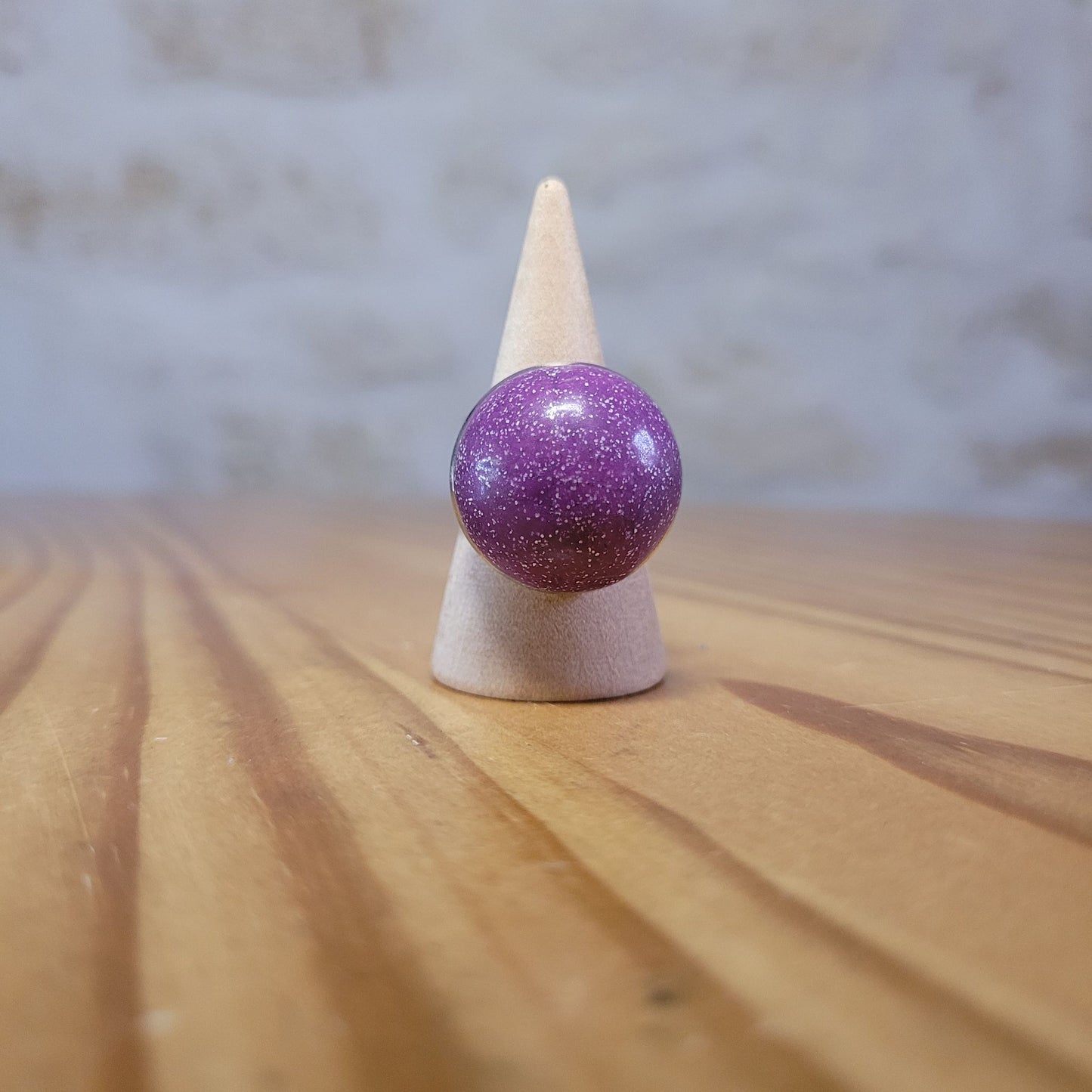 Le Grenier du Marais-Bague céramique artisanal bleue