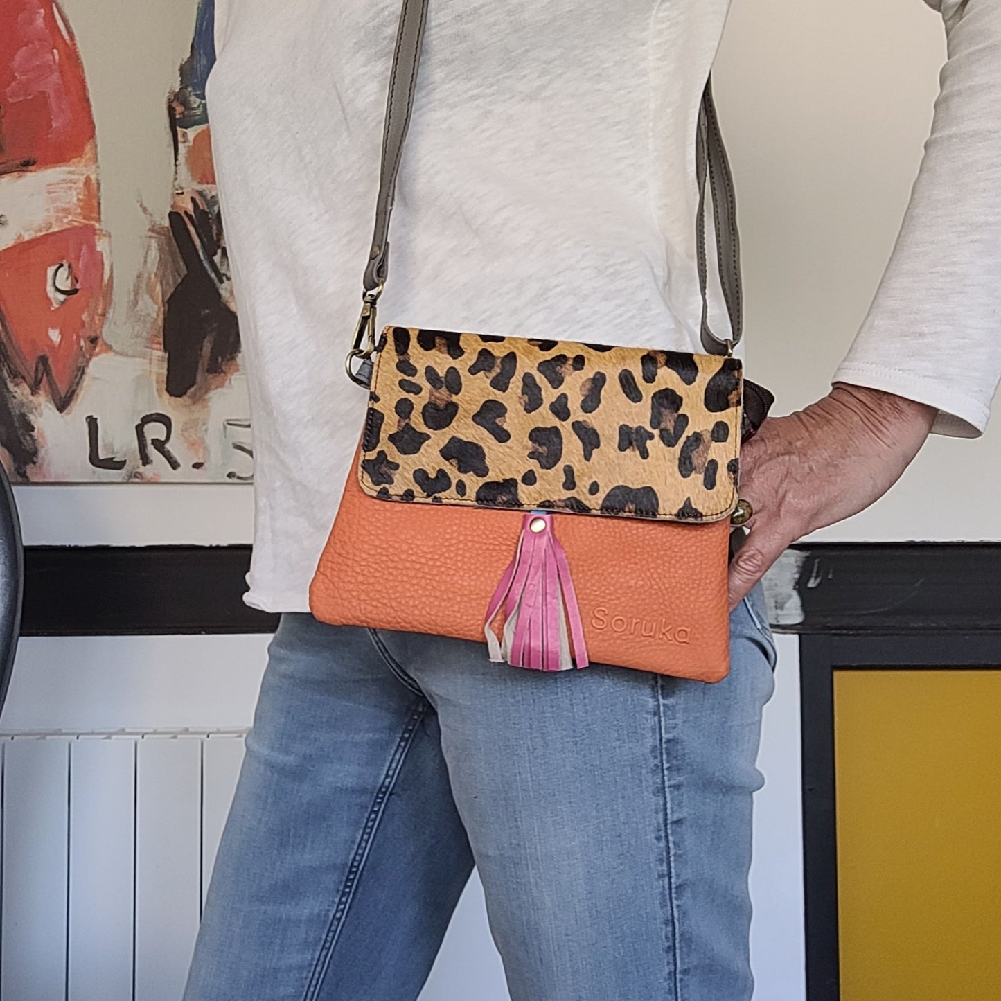 Sac en Cuir Lily Soruka : L'Élégance Unique et Engagée