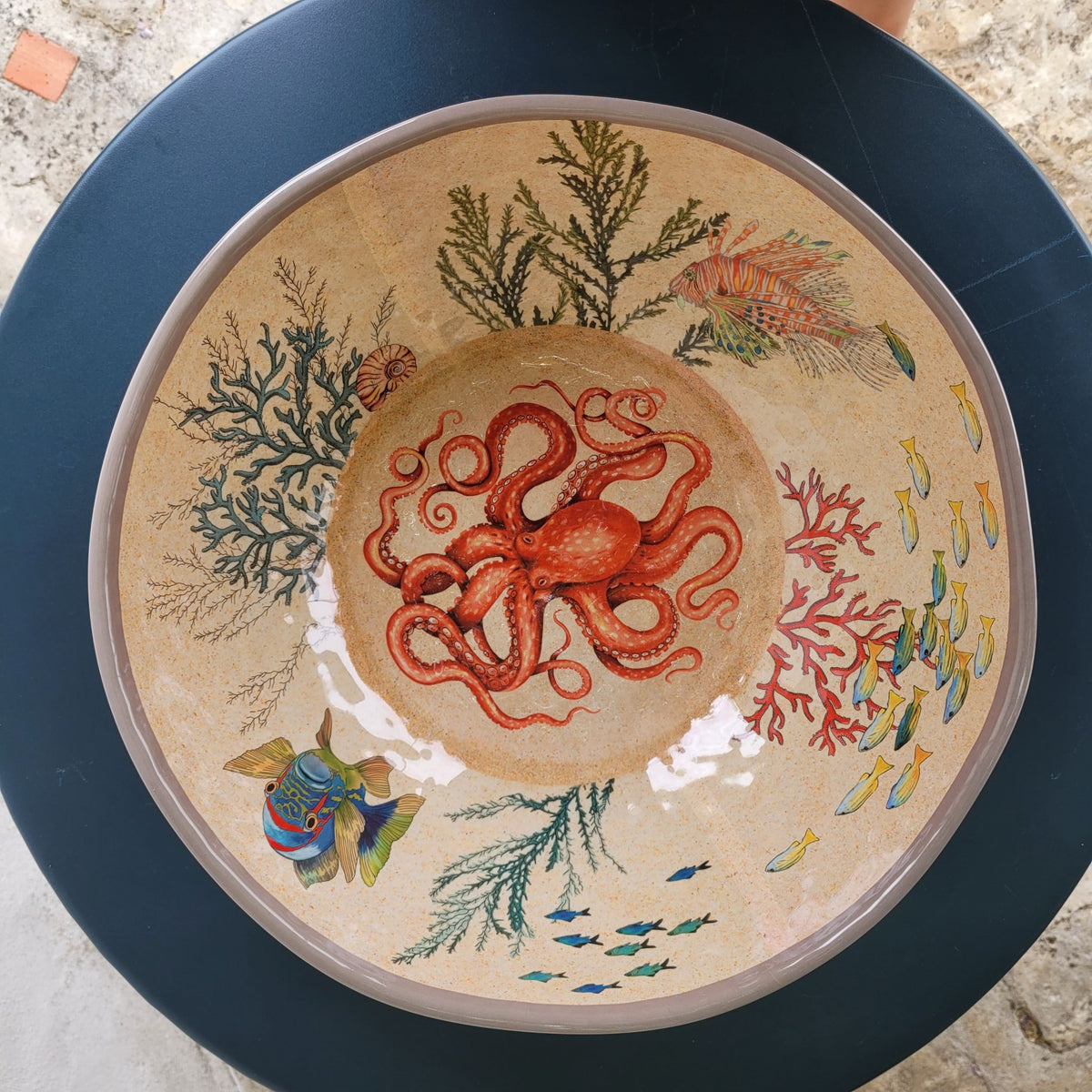 Saladier 36cm Sea Life : Un Voyage Sous-Marin à Votre Table