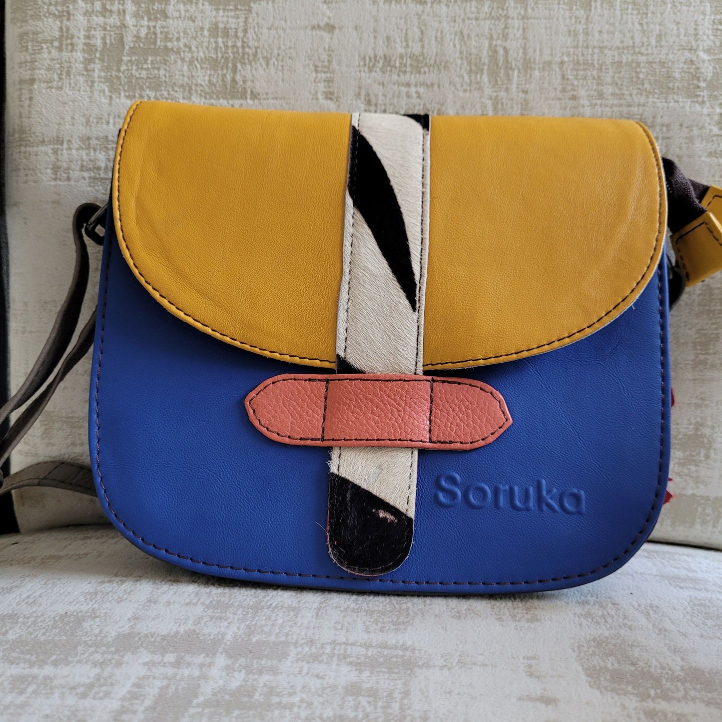 Sac à main en cuir ALBA réversible - Double style et surabilité