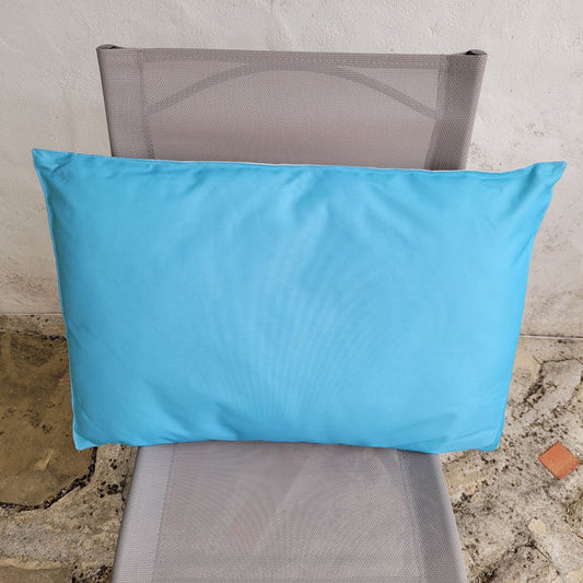 Coussin d'Extérieur Rectangulaire Sea Life 40x60 cm - Bleu Tendre / Fond Marin