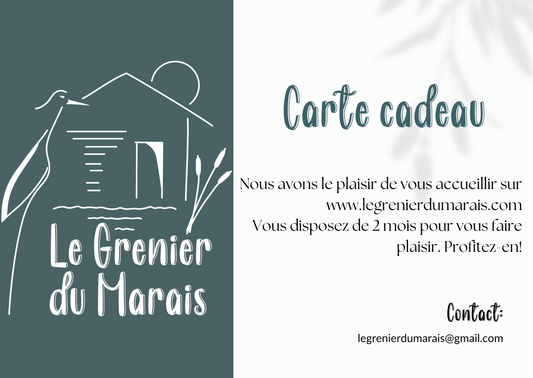 Carte-cadeau Le Grenier du Marais