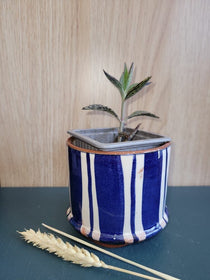 Le Grenier du Marais-Cache pot larges rayures verticales-Châtelaillon-Plage