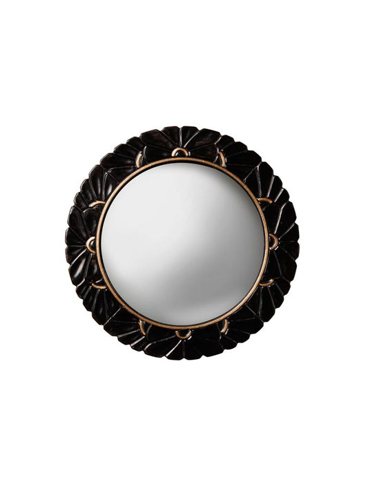 Miroir de Sorcière Mitad Noir et Or 21 cm