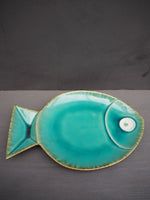 Le Grenier du Marais-Plat poisson bleu aqua-Châtelaillon