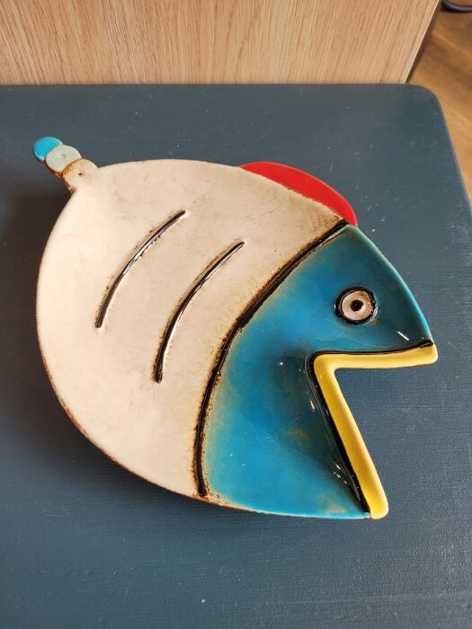 Le Grenier du Marais-Plat rond Comic bleu-Châtelaillon