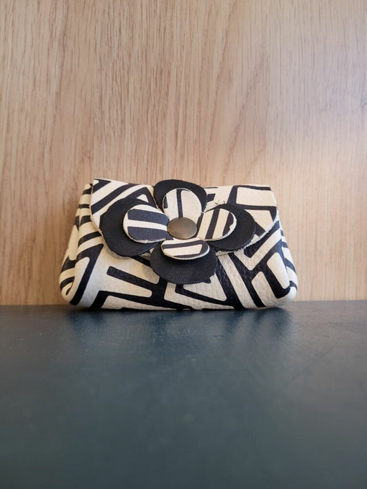 Le Grenier du Marais-Porte monnaie fleur blanc print-Châtelaillon-Plage