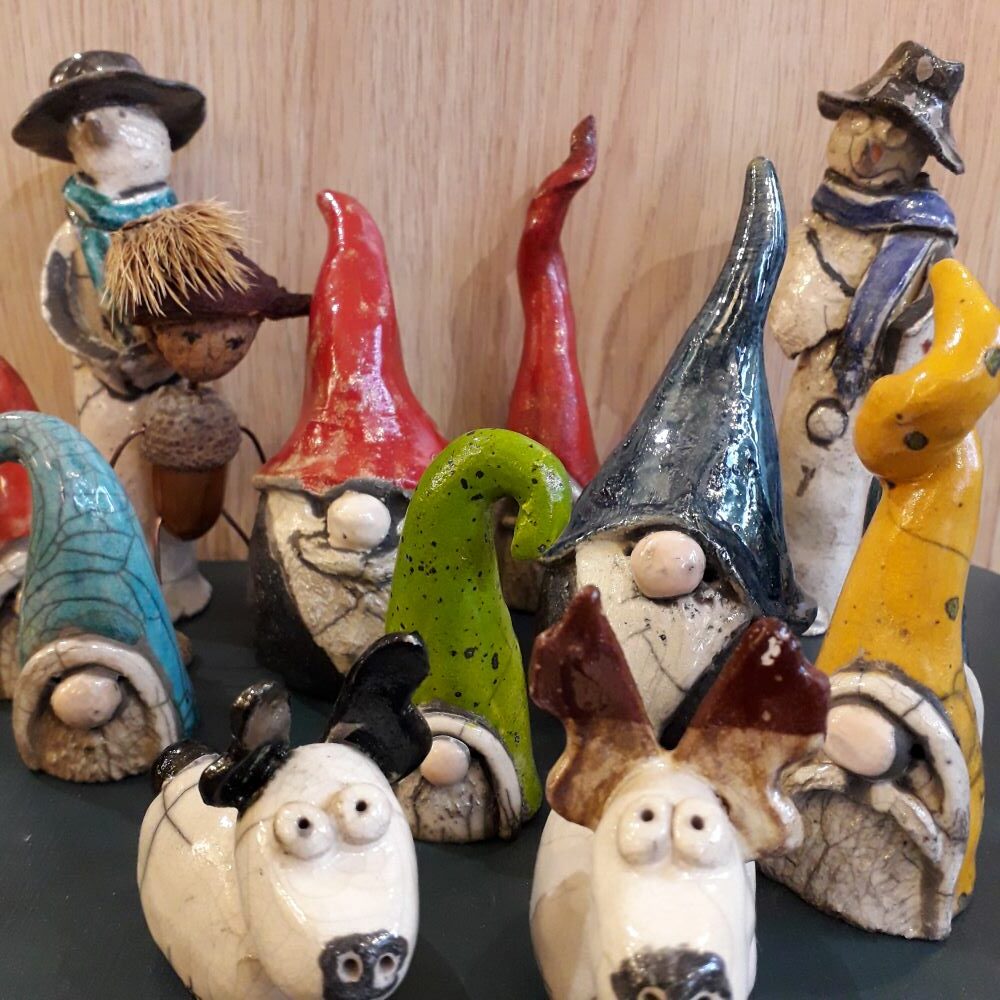 Le Grenier du Marais-Sujets Noël raku-Châtelaillon-Plage