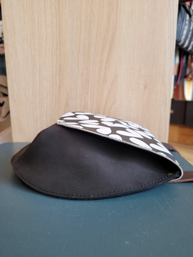 Le Grenier du Marais-sac cuir Luna noir côté-Châtelaillon