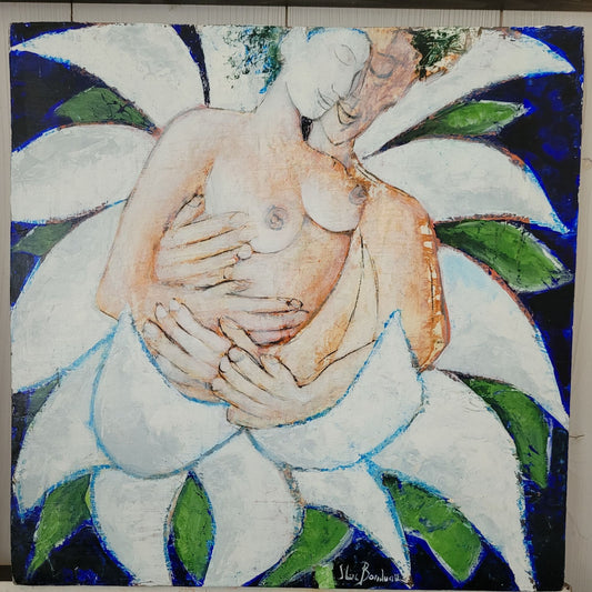 Le_Grenier_du_Marais-Tableau_Couple_en_fleur