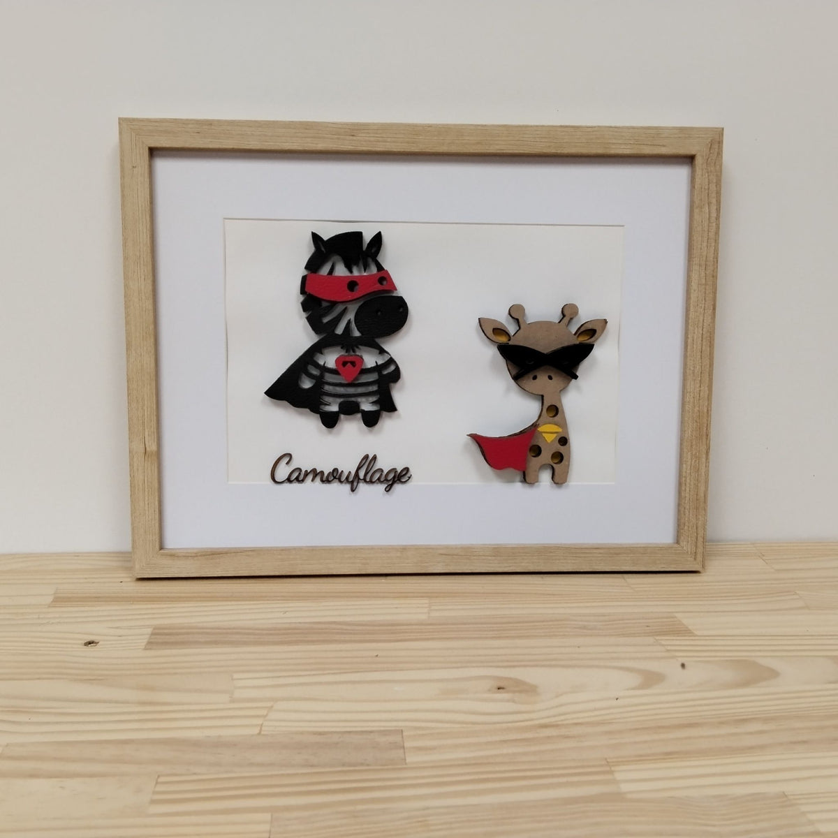 Tableau Enfant "Camouflage" Multicolore - Super-Héros Recyclés