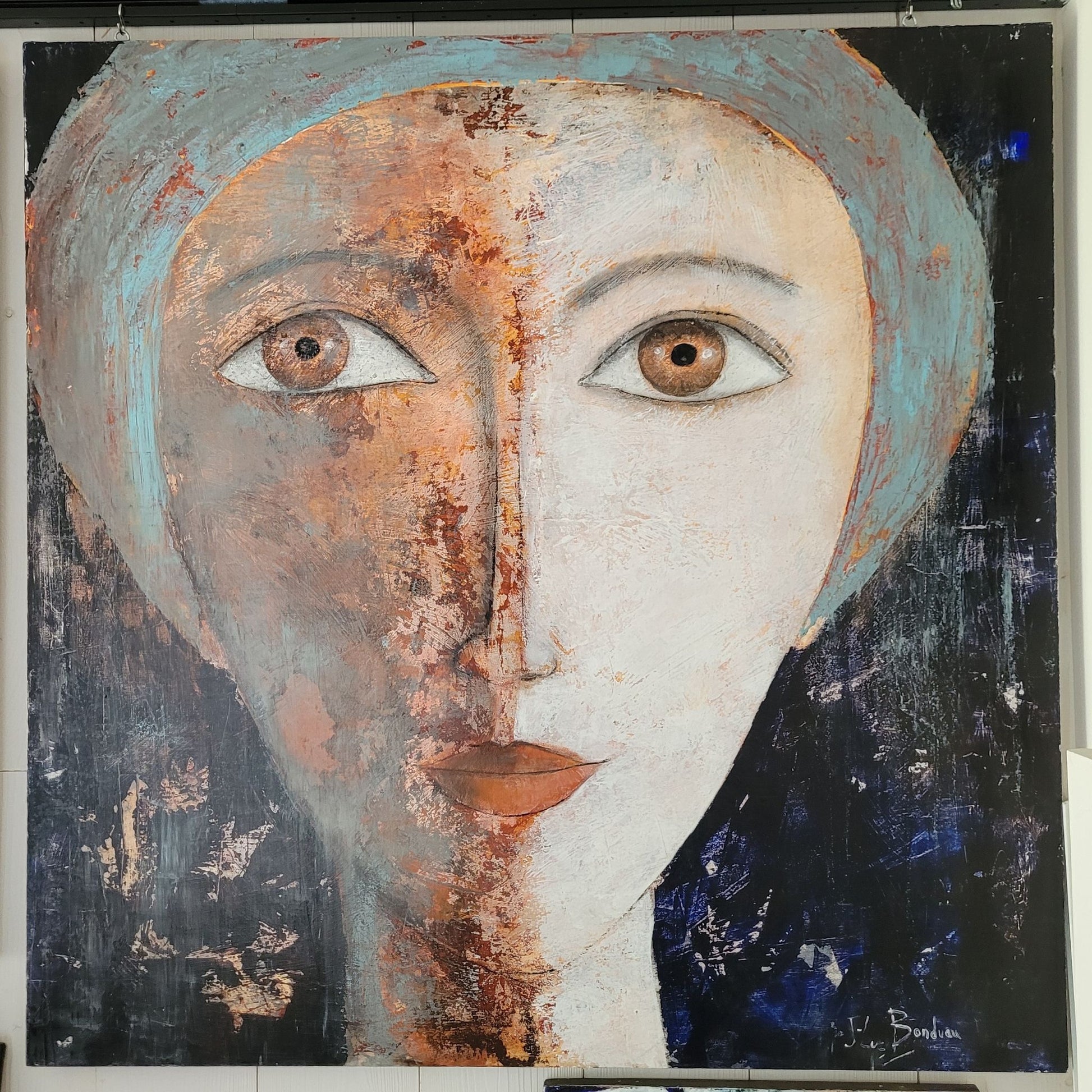 Le_Grenier_du_Marais-Tableau_Visage_aux_yeux_noisette