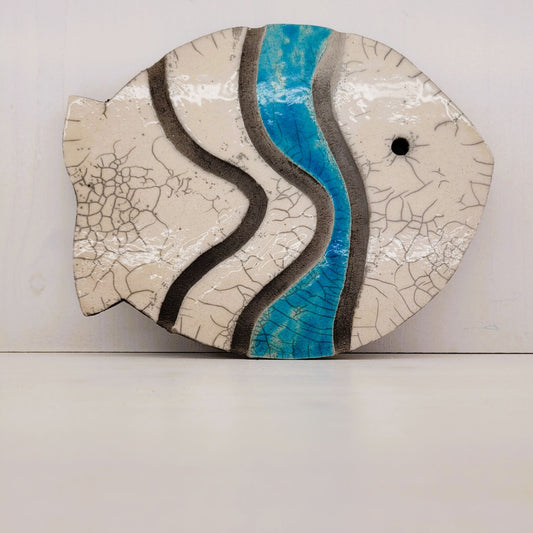 Le_Grenier_du_Marais-Dessous_de_plat_poisson_turquoise_raku