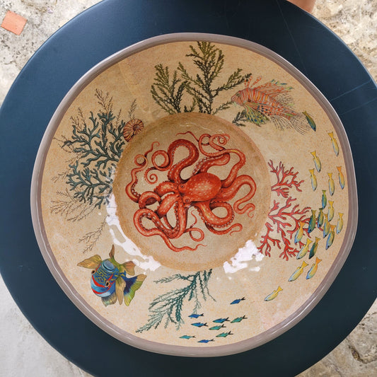Saladier 36cm Sea Life : Un Voyage Sous-Marin à Votre Table
