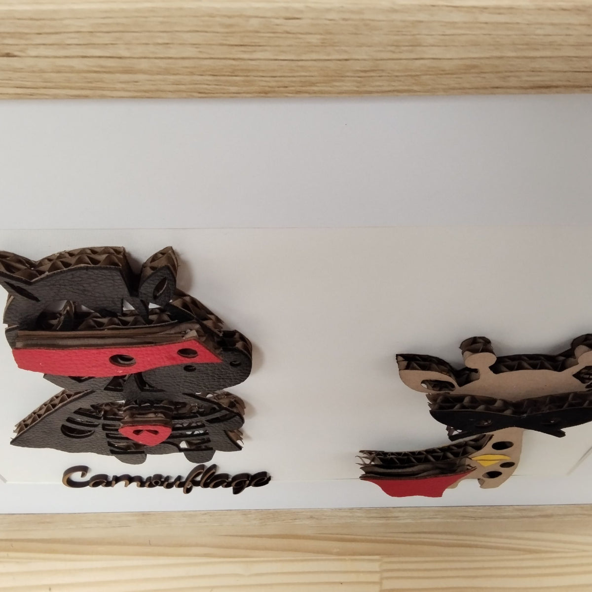 Tableau Enfant "Camouflage" Multicolore - Super-Héros Recyclés