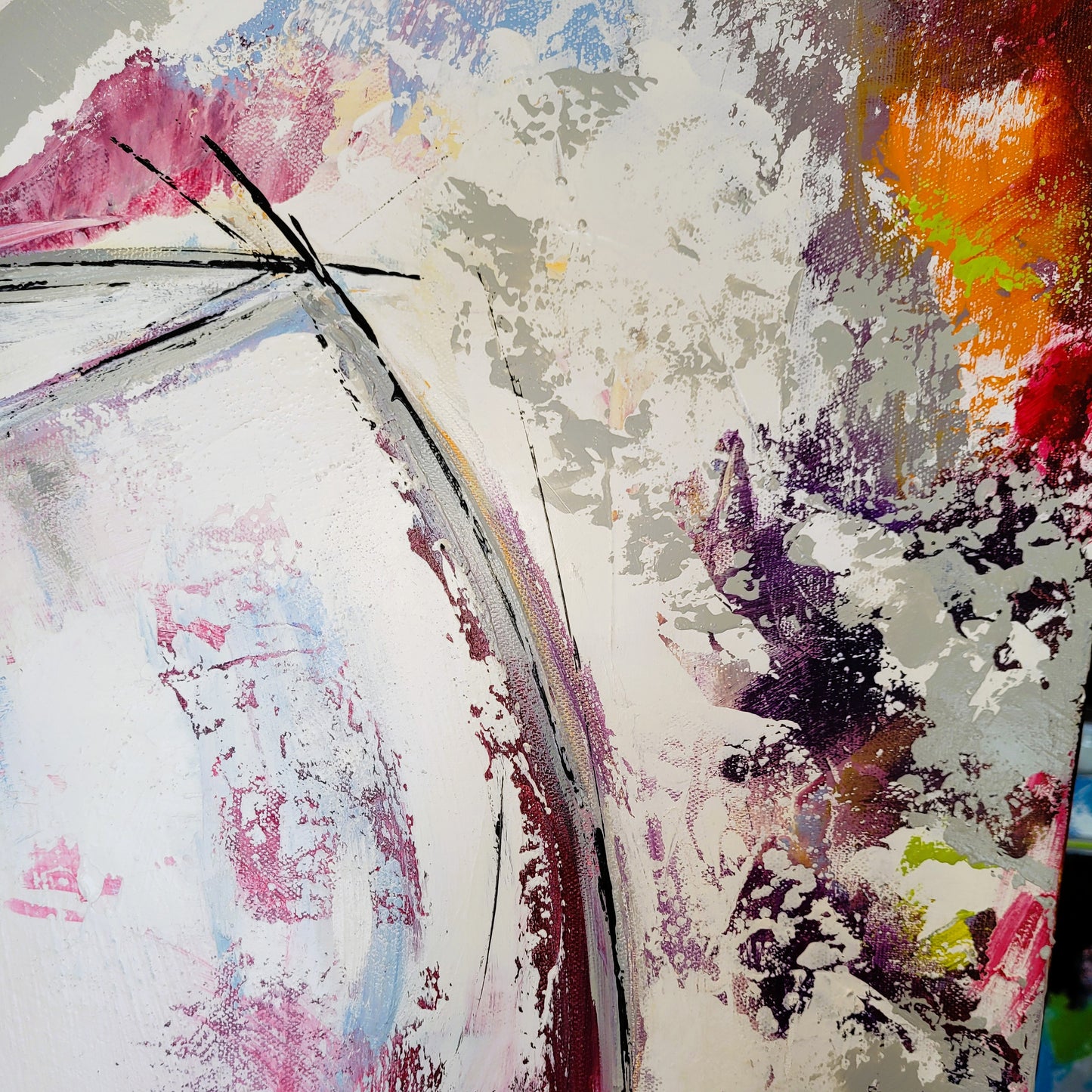 Dégustation – Tableau verre de vin rouge, 81×100 cm