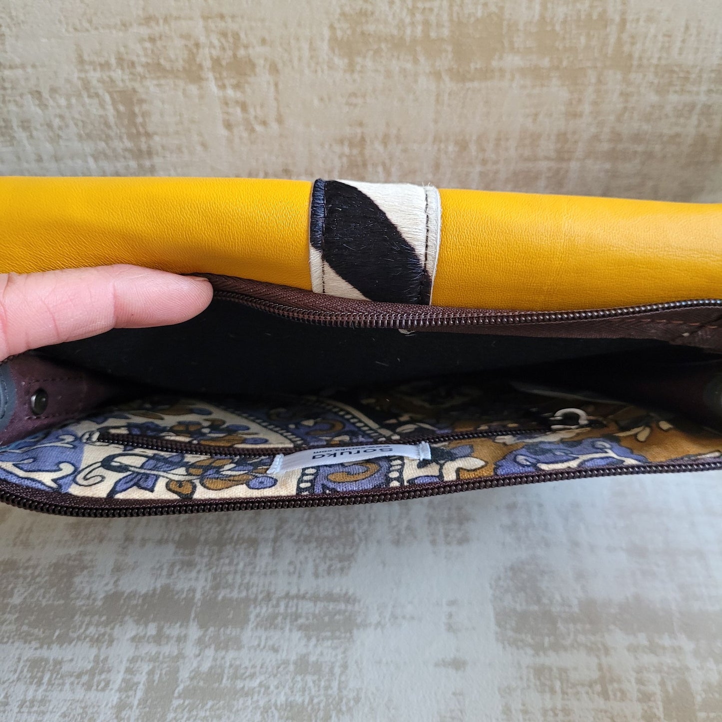 Sac à main en cuir ALBA réversible - Double style et surabilité