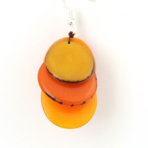 Le Grenier du Marais-boucles d oreilles grappas tonalité orange-Châtelaillon-plage