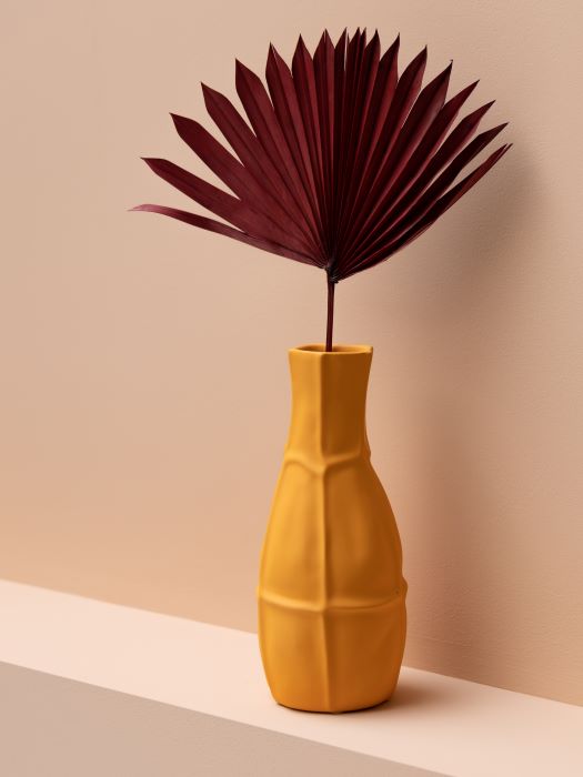 Le Grenier du Marais-Vase Abstract jaune-Châtelaillon