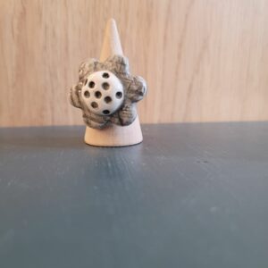 Le Grenier du Marais-Bague fleur gris et blanc-Châtelaillon