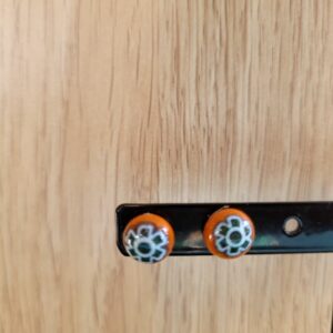 Le Grenier du Marais-Boucles d'oreilles puces murrines oranges-Châtelaillon-Plage