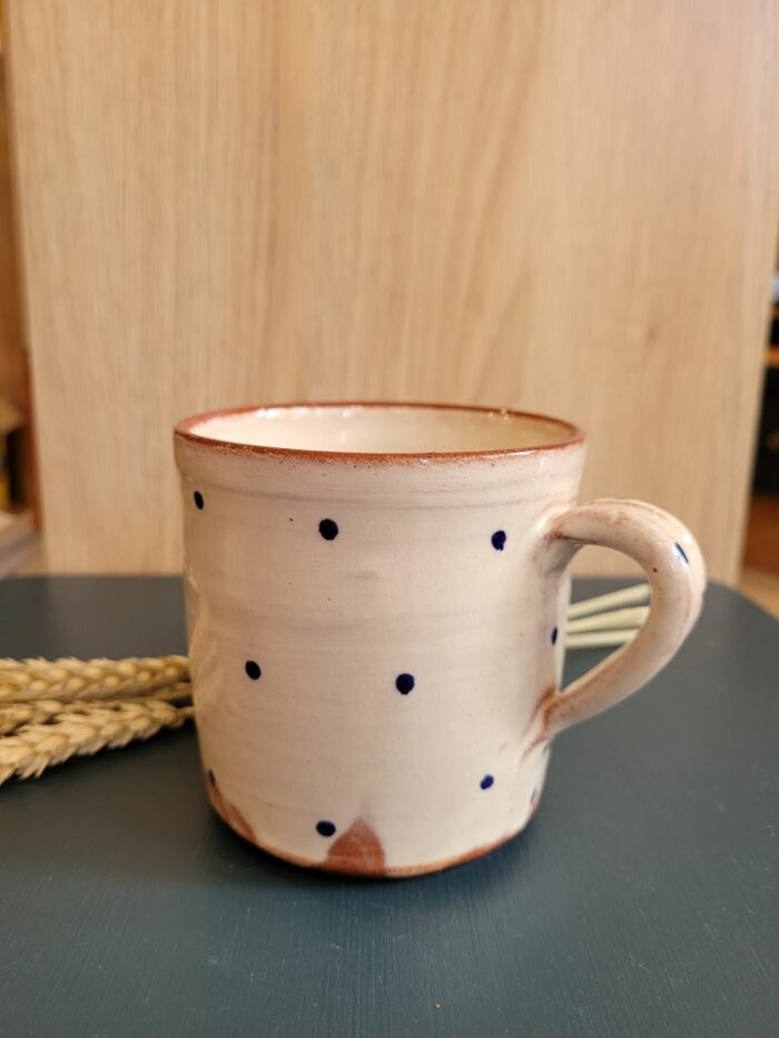 Le Grenier du Marais-Maxi mug F Le Fur pois bleus-Châtelaillon-Plage