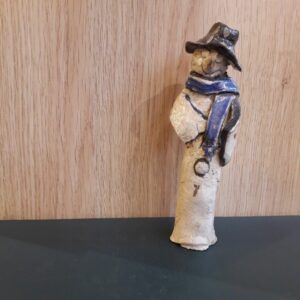 Le Grenier du Marais-Bonhomme de neige raku2-Châtelaillon-Plage