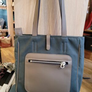 Le Grenier du marais-Cabas toile et cuir kaki face-Châtelaillon-Plage