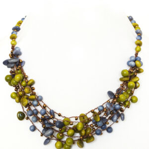 Le Grenier du Marais-Collier-magda-ardoise-pistache-Châtelaillon-Plage