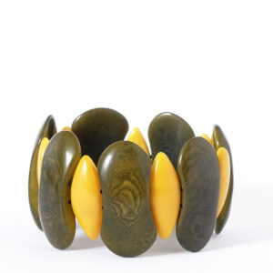 Le Grenier du Marais-bracelet-canoa-bronze-jaune-Châtelaillon-Plage