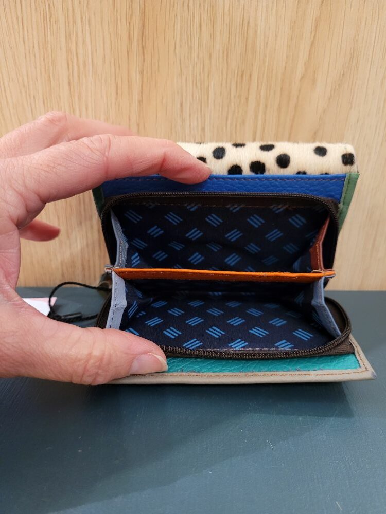 Le Grenier du Marais-Portefeuille Rings bleu print(3)-Châtelaillon-Plage