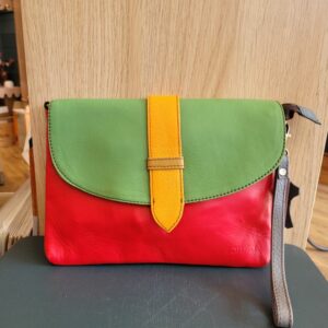 Le Grenier du Marais-Sac Saddle rouge et vert(1)-Châtelaillon-Plage