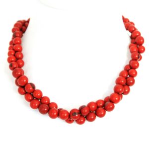 Le Grenier du Marais-collier anzu rouge-tagua-Châtelaillon-plage