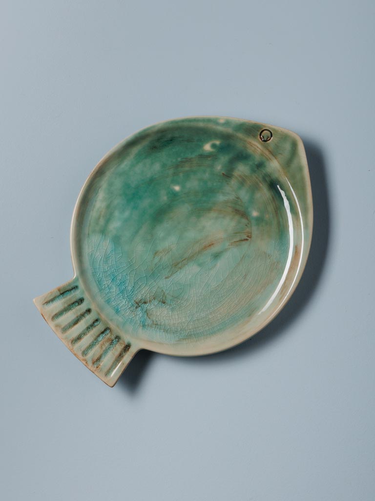 Le Grenier du Marais-Assiette poisson turquoise Varia-Châtelaillon-Plage