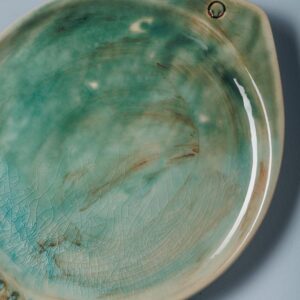 Le Grenier du Marais-Assiette poisson turquoise Varia(1)-Châtelaillon-Plage