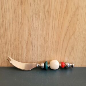 Le Grenier du Marais-Couteau fromage raku bleu blanc rouge-Châtelaillon-Plage