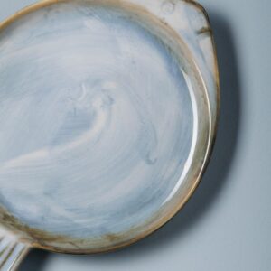 Le Grenier du Marais-Petite assiette poisson bleu clair Varia(1)-Châtelaillon-Plage