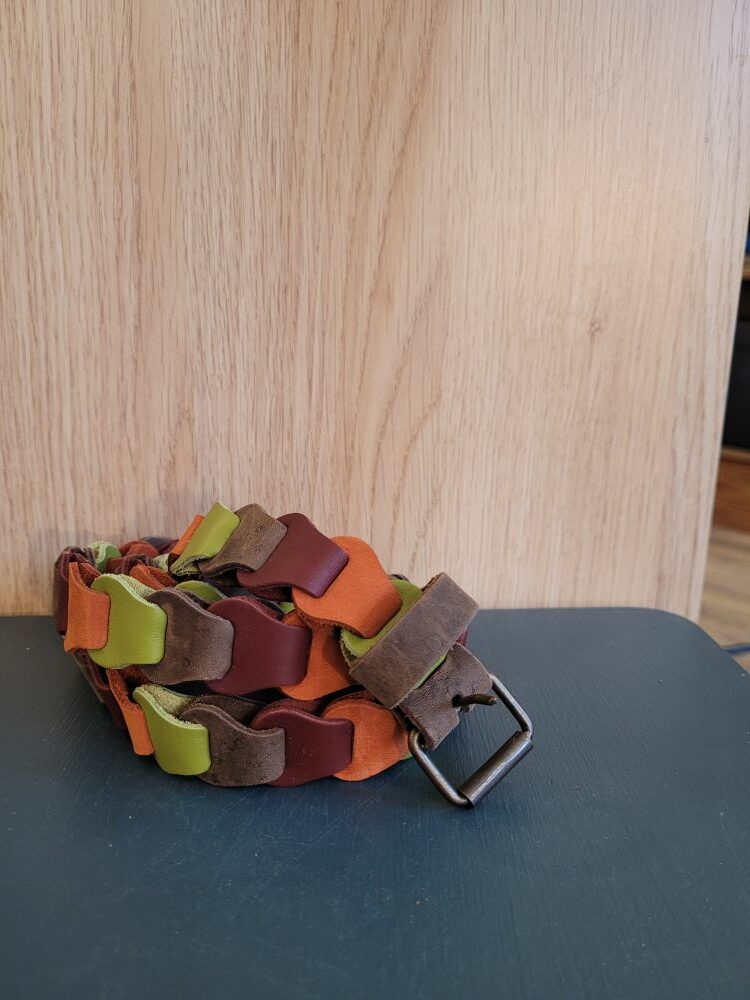 Le Grenier du Marais-Ceinture marron orange vert-Châtelaillon-Plage