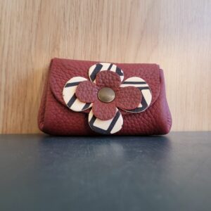 Le Grenier du Marais-Porte monnaie fleur rouge print-Châtelaillon-Plage