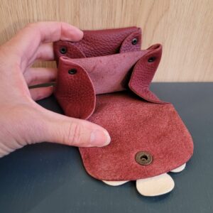 Le Grenier du Marais-Porte monnaie fleur rouge print(1)-Châtelaillon-Plage