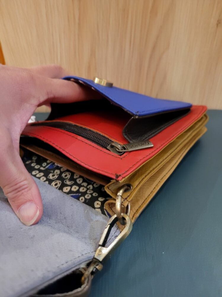 Le Grenier du Marais-Pochette Aiko bleu rouge pois(3)-Châtelaillon-Plage