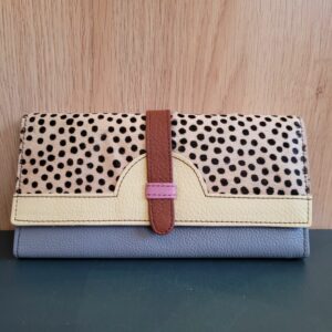 Le Grenier du Marais-Portefeuille Halfmoon bleu et print(1)-Châtelaillon-Plage