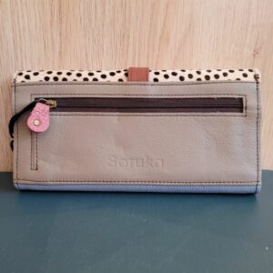 Le Grenier du Marais-Portefeuille Halfmoon bleu et print(2)-Châtelaillon-Plage