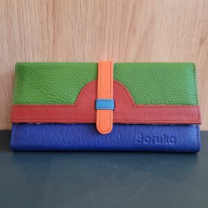 Le Grenier du Marais-Portefeuille Halfmoon bleu et vert(1)-Châtelaillon-Plage