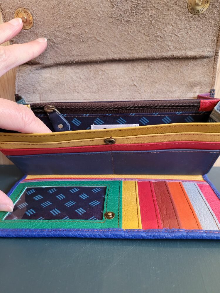 Le Grenier du Marais-Portefeuille Halfmoon bleu et vert(3)-Châtelaillon-Plage