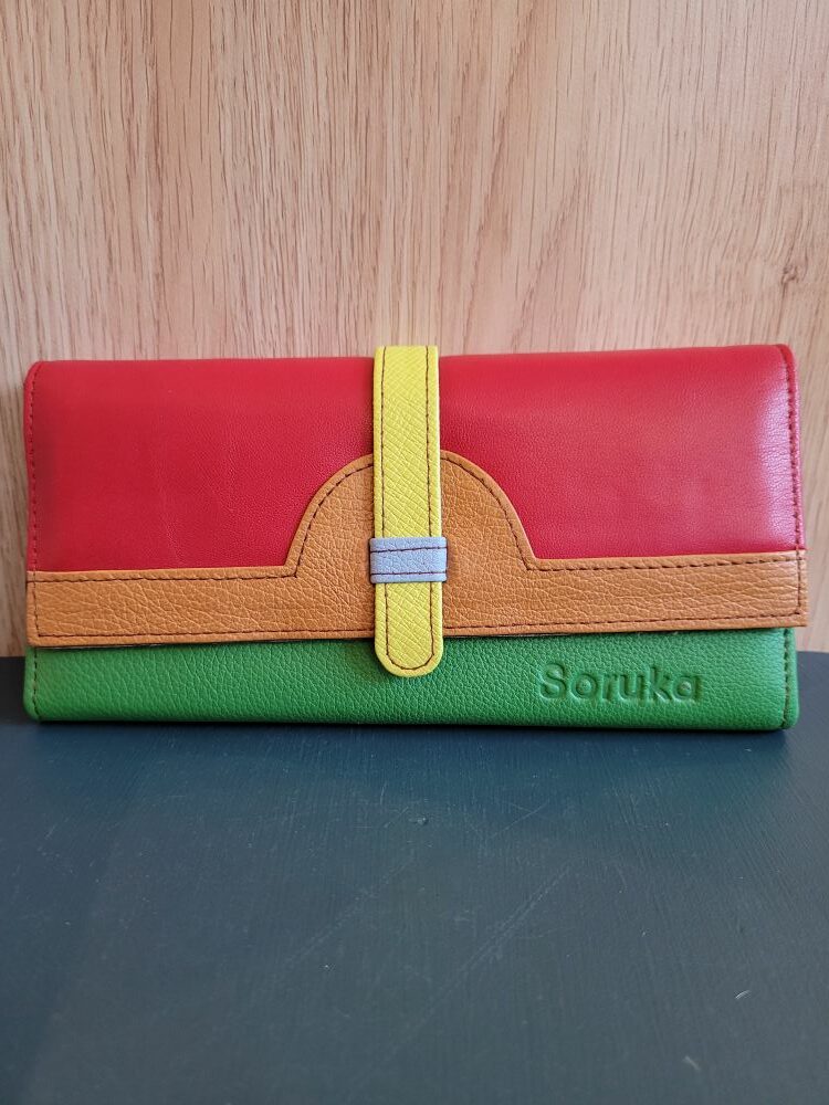 Le Grenier du Marais-Portefeuille Halfmoon rouge vert(1)-Châtelaillon-Plage