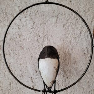 Le Grenier du Marais-Cercle chouette métal recyclé(1)-Châtelaillon-Plage