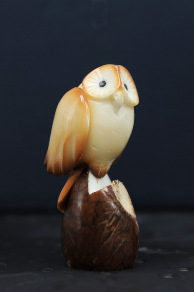 Le Grenier du Marais-Figurine-chouette-Châtelaillon-Plage